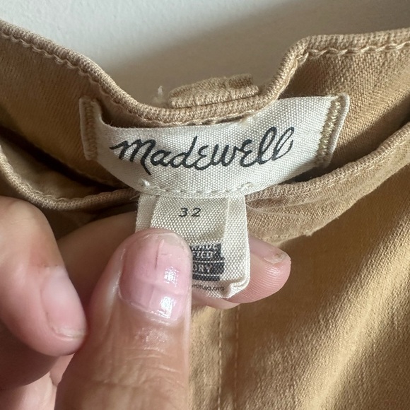 Madewell The Perfect Vintage Wide-Leg Pant in Desert Dune Size 32 - Picture 5 of 5
